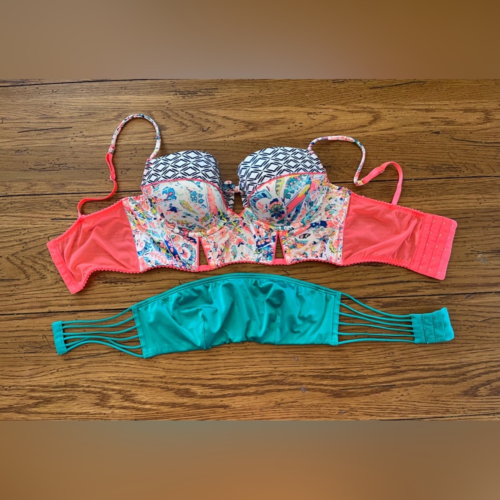 Victoria’s Secret underwire bralettes 34C (set of 2) EUC